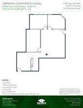 22342 Avenida Empresa, Rancho Santa Margarita, CA for lease Floor Plan- Image 1 of 1