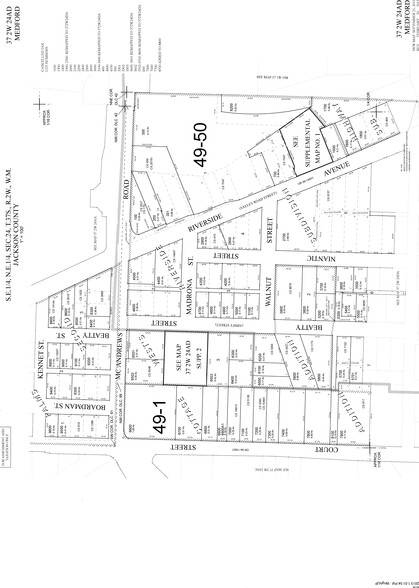 150 N Bartlett St, Medford, OR for sale - Plat Map - Image 1 of 1