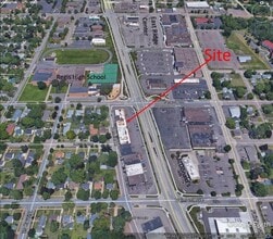 1402-1500 S Hastings Way, Eau Claire, WI - AERIAL map view