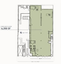 421-425 W 13th St, New York, NY for lease Floor Plan- Image 1 of 1