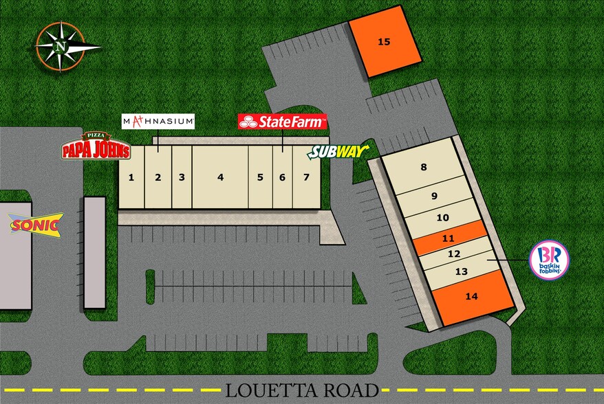 13040 Louetta Rd, Cypress, TX for lease - Site Plan - Image 2 of 2