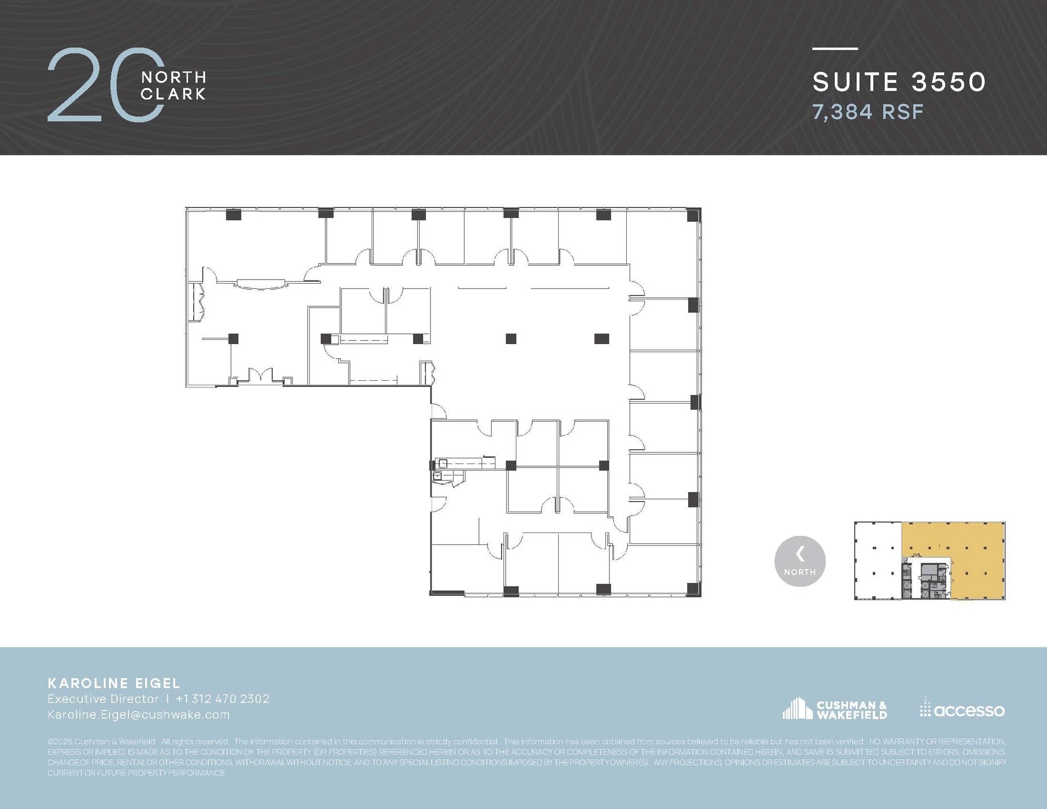 20 N Clark St, Chicago, IL for lease Floor Plan- Image 1 of 1