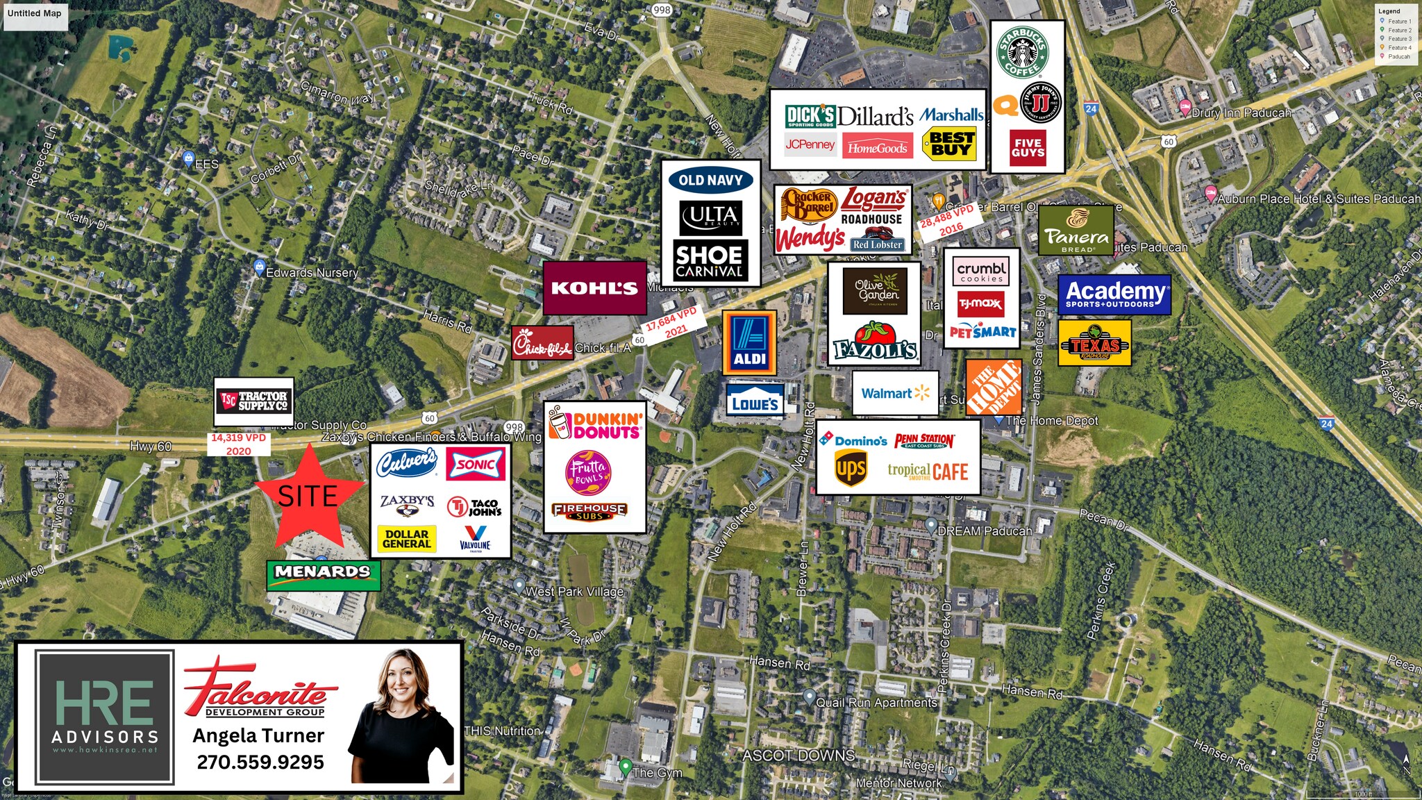 5360 US Highway 60 W, Paducah, KY for sale Aerial- Image 1 of 17