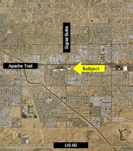 10917 E Main Rd, Mesa, AZ - AERIAL  map view