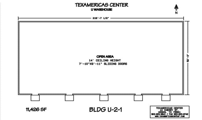 10 Beech St, Hooks, TX for lease Floor Plan- Image 1 of 1