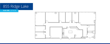 855 Ridge Lake Blvd, Memphis, TN for lease Floor Plan- Image 1 of 1