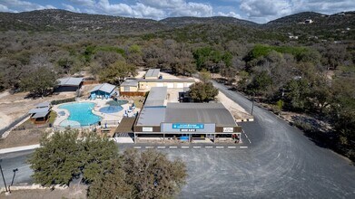 49 Encino Dr, Concan, TX - AERIAL map view - Image1