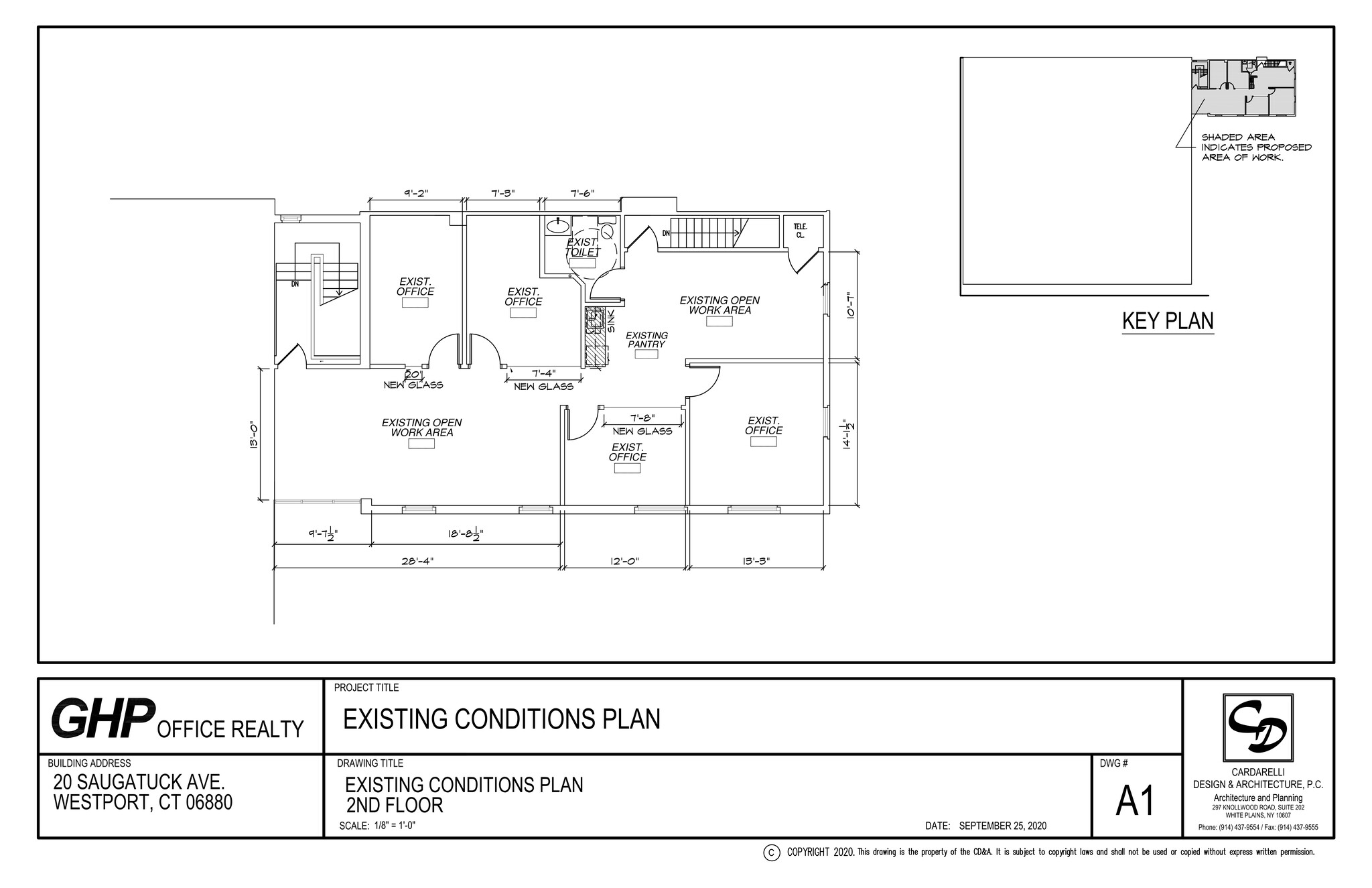 20 Saugatuck Ave, Westport, CT for lease Site Plan- Image 1 of 1