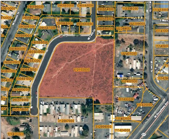 1701 Crouse st, Moses Lake, WA for sale - Plat Map - Image 2 of 5