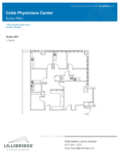 1700 Hospital South Dr, Austell, GA for lease Floor Plan- Image 1 of 1