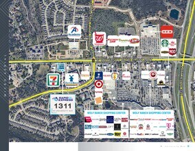 1311 University Ave, Georgetown, TX - AERIAL  map view - Image1