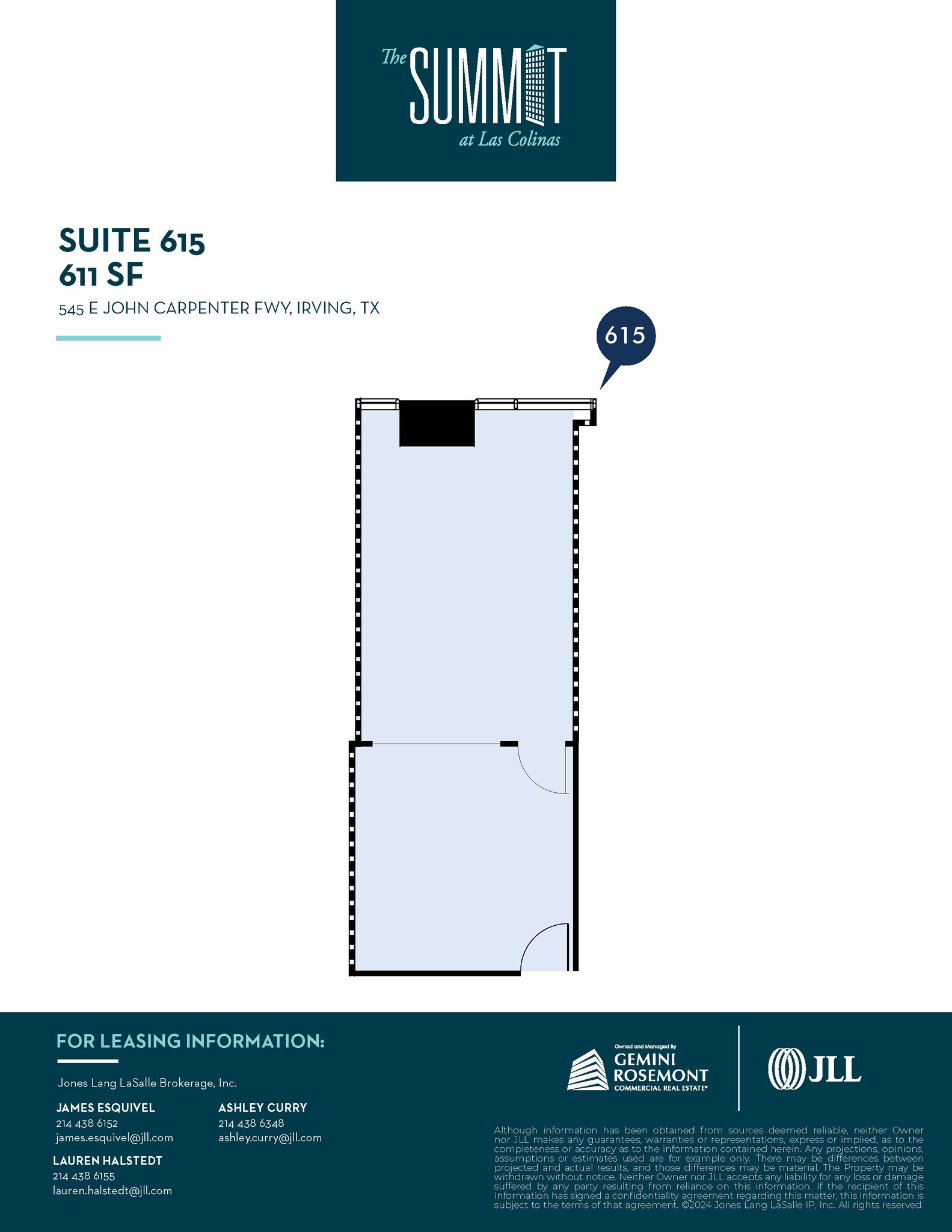 545 E John Carpenter Fwy, Irving, TX for lease Floor Plan- Image 1 of 1