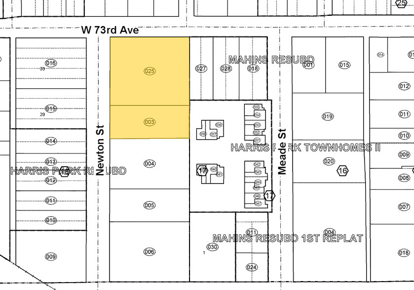 7250-7270 Newton St, Westminster, CO for sale - Plat Map - Image 2 of 23