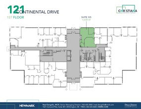 121 Continental Dr, Newark, DE for lease Floor Plan- Image 1 of 1