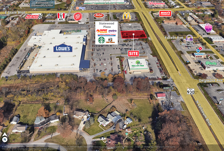 N Coliseum, Fort Wayne, IN for sale - Aerial - Image 1 of 1