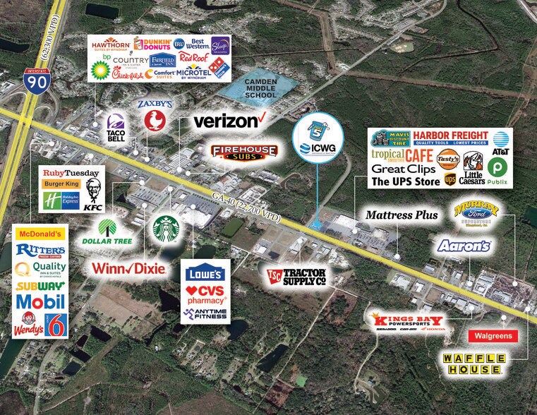 1601 Ga Highway 40 E, Kingsland, GA 31548