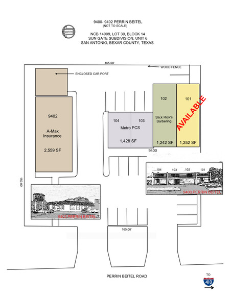 9400 Perrin Beitel Rd, San Antonio, TX for lease - Site Plan - Image 2 of 3