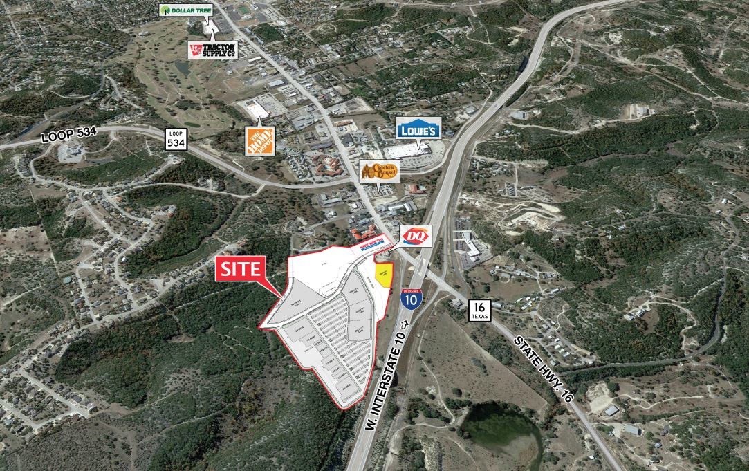 Signey Baker Street, Kerrville, TX for lease Aerial- Image 1 of 4