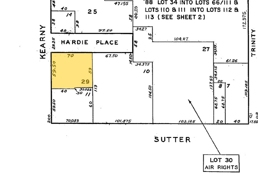 222-224 Kearny St, San Francisco, CA for lease - Plat Map - Image 2 of 4