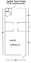 711 W Indian Town Rd, Jupiter, FL for lease Floor Plan- Image 1 of 5