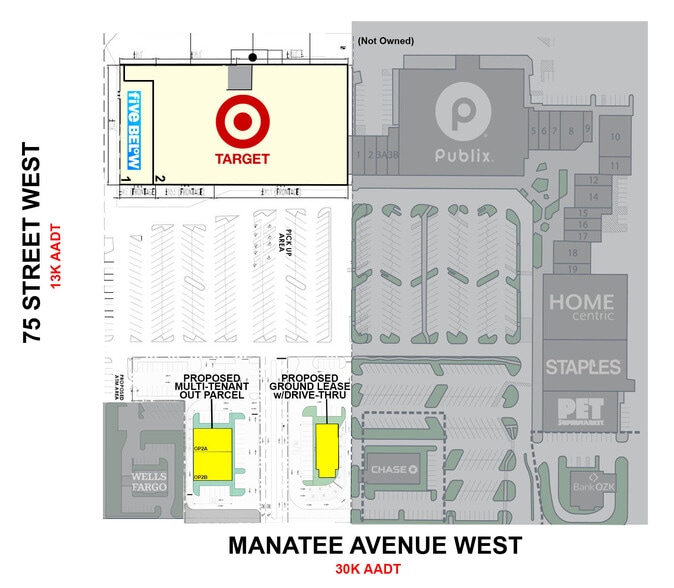 7208-7324 Manatee Ave W, Bradenton, FL for lease - Building Photo - Image 2 of 7