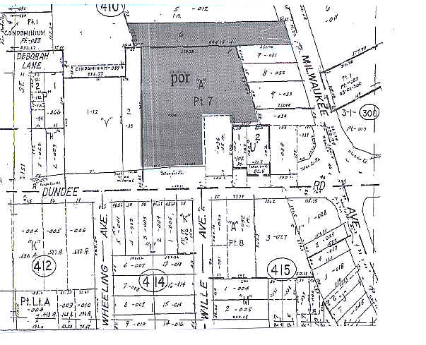 250-300 E Dundee Rd, Wheeling, IL for sale Plat Map- Image 1 of 1