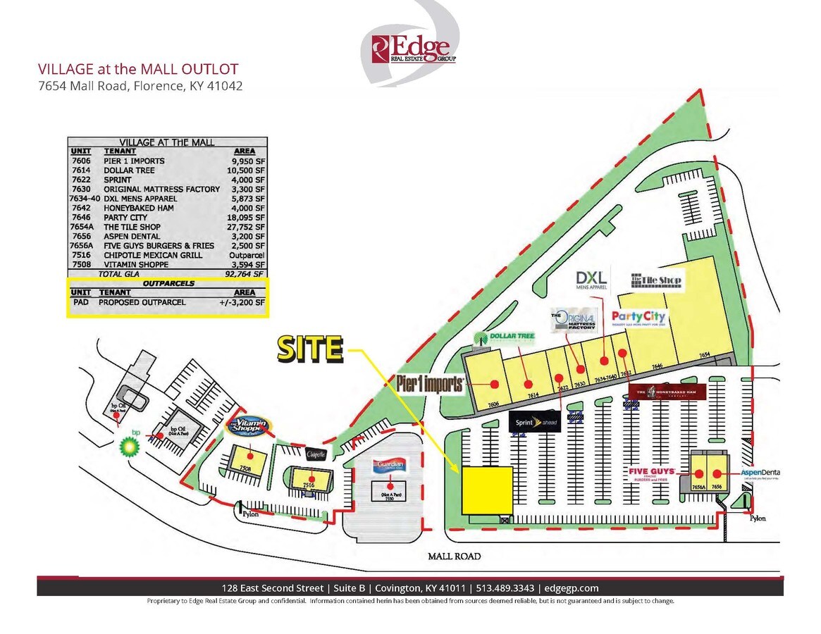 7600 Mall Rd, Florence, KY, 41042 Retail Space For Lease
