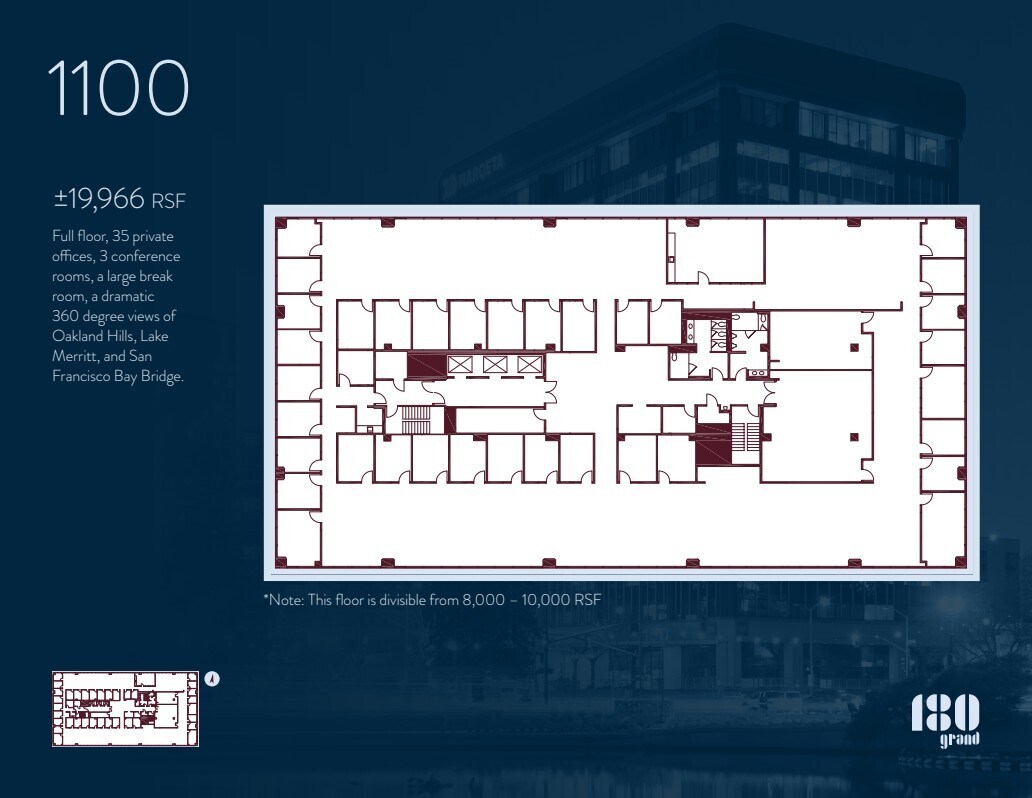 180 Grand Ave, Oakland, CA for lease Floor Plan- Image 1 of 1