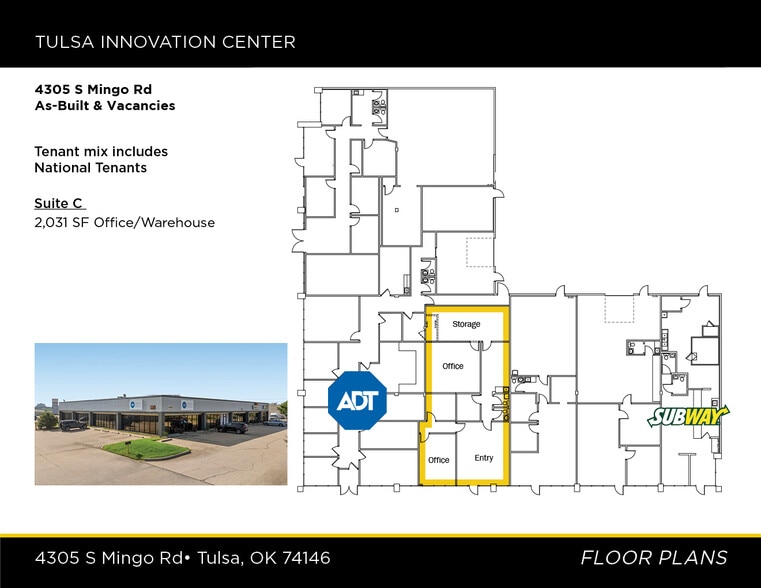 4305 S Mingo Rd, Tulsa, OK for lease - Site Plan - Image 3 of 11