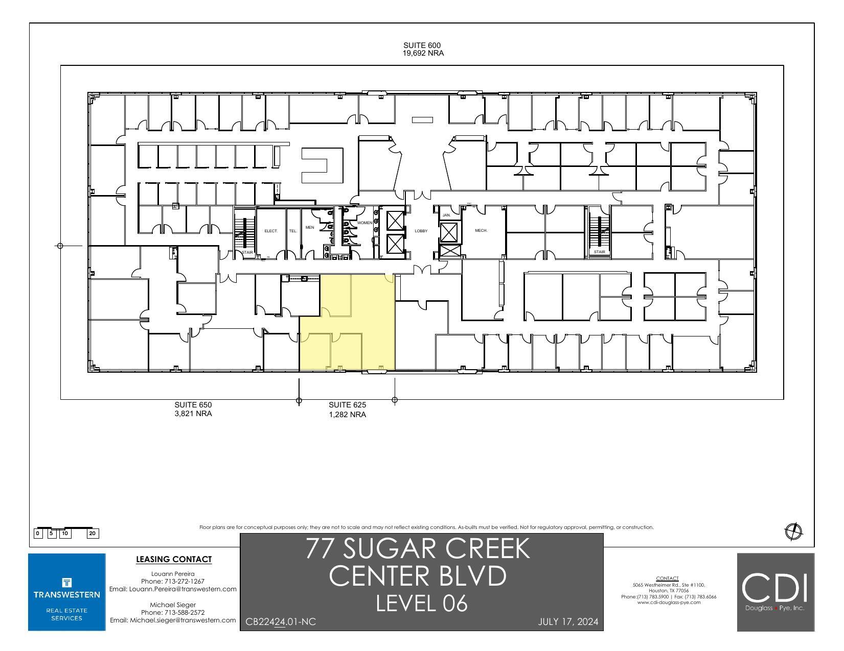 77 Sugar Creek Center Blvd, Sugar Land, TX for lease Floor Plan- Image 1 of 1