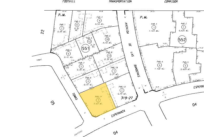 30201 Aventura, Rancho Santa Margarita, CA for lease - Plat Map - Image 2 of 2