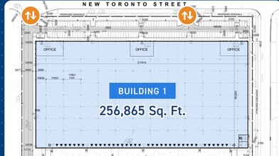 260 Eighth St, Toronto, ON for lease Floor Plan- Image 1 of 1