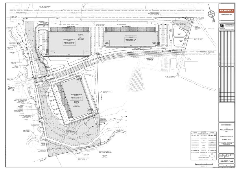 130 Industrial Pky, Branchburg, NJ for sale - Site Plan - Image 3 of 4