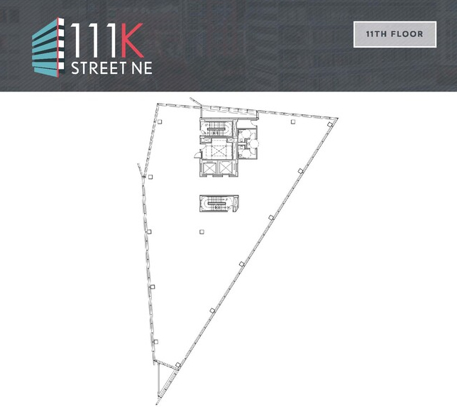 111 K St NE, Washington, DC for lease Floor Plan- Image 1 of 3