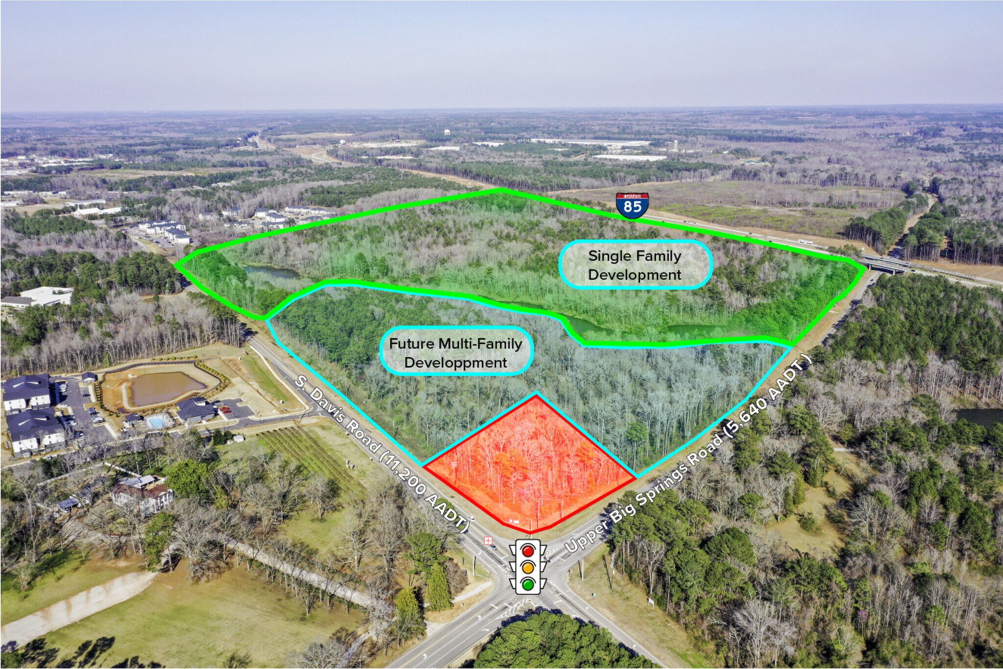 S Davis Rd And Upper Big Springs Rd, Lagrange, GA for sale Primary Photo- Image 1 of 5