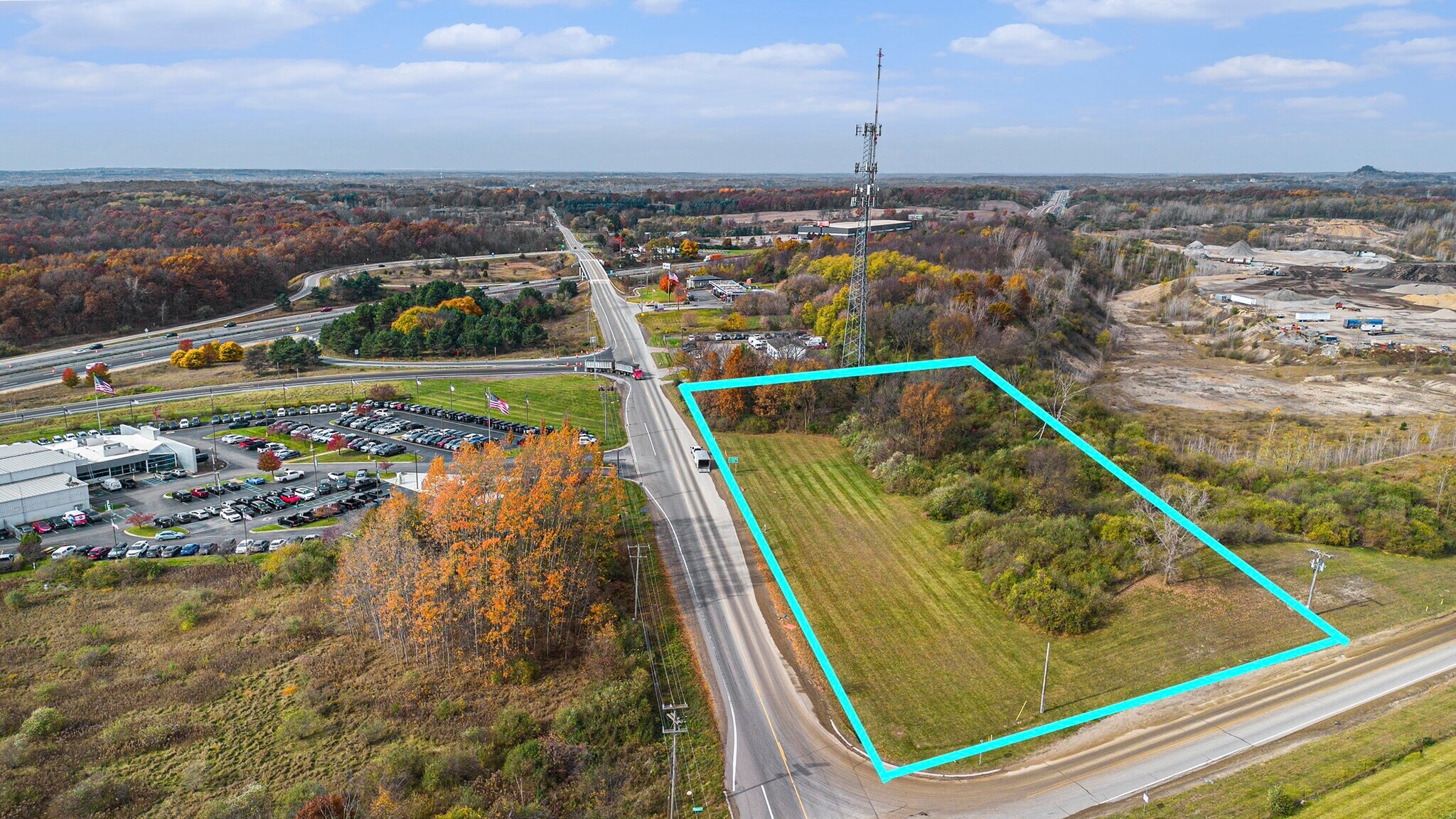 8815 Holly Rd, Holly, MI for sale Aerial- Image 1 of 28