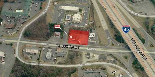 2629 Little Rock Rd, Charlotte, NC for lease Aerial- Image 1 of 8