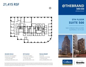 500-550 N Brand Blvd, Glendale, CA for lease Floor Plan- Image 1 of 1