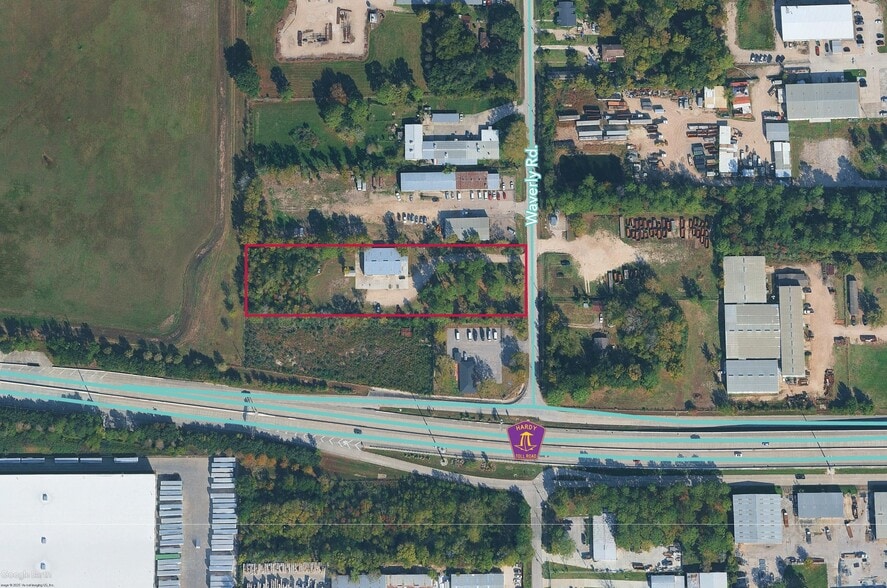 16319 Waverly Dr, Houston, TX for lease - Aerial - Image 2 of 5