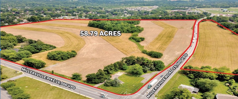 Millersville Pike & Millersville Rd, Lancaster, PA for sale - Aerial - Image 1 of 1