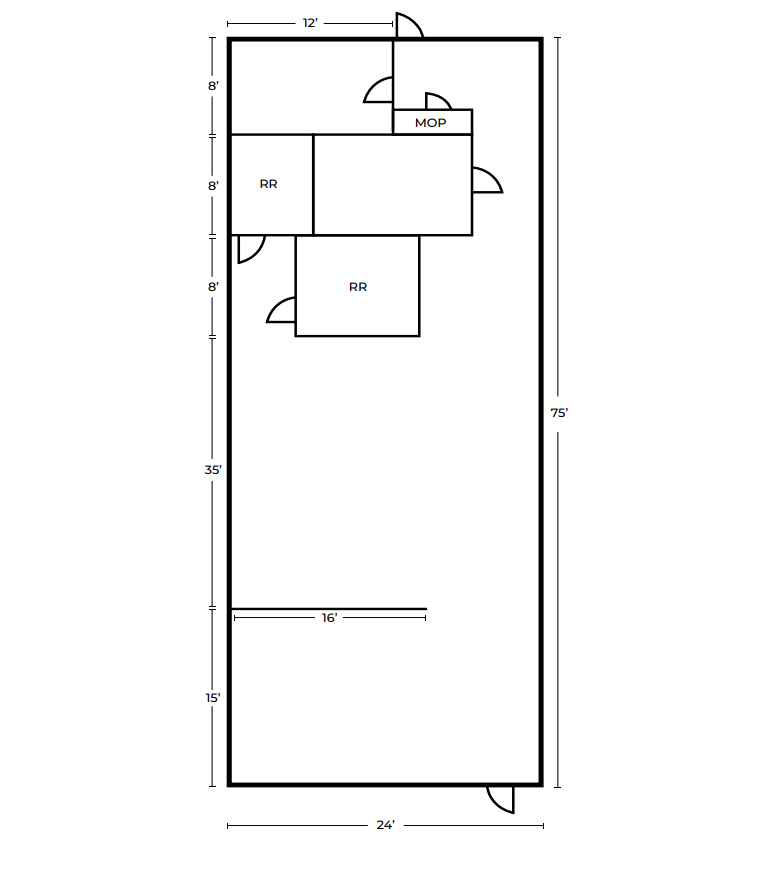 4002-4012 N 144th St, Omaha, NE for lease Floor Plan- Image 1 of 4