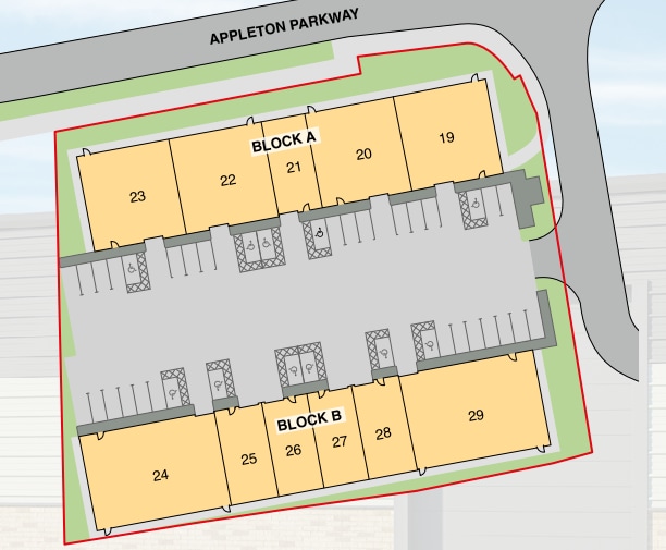 19-23 Appleton Pky, Livingston for lease Site Plan- Image 1 of 1