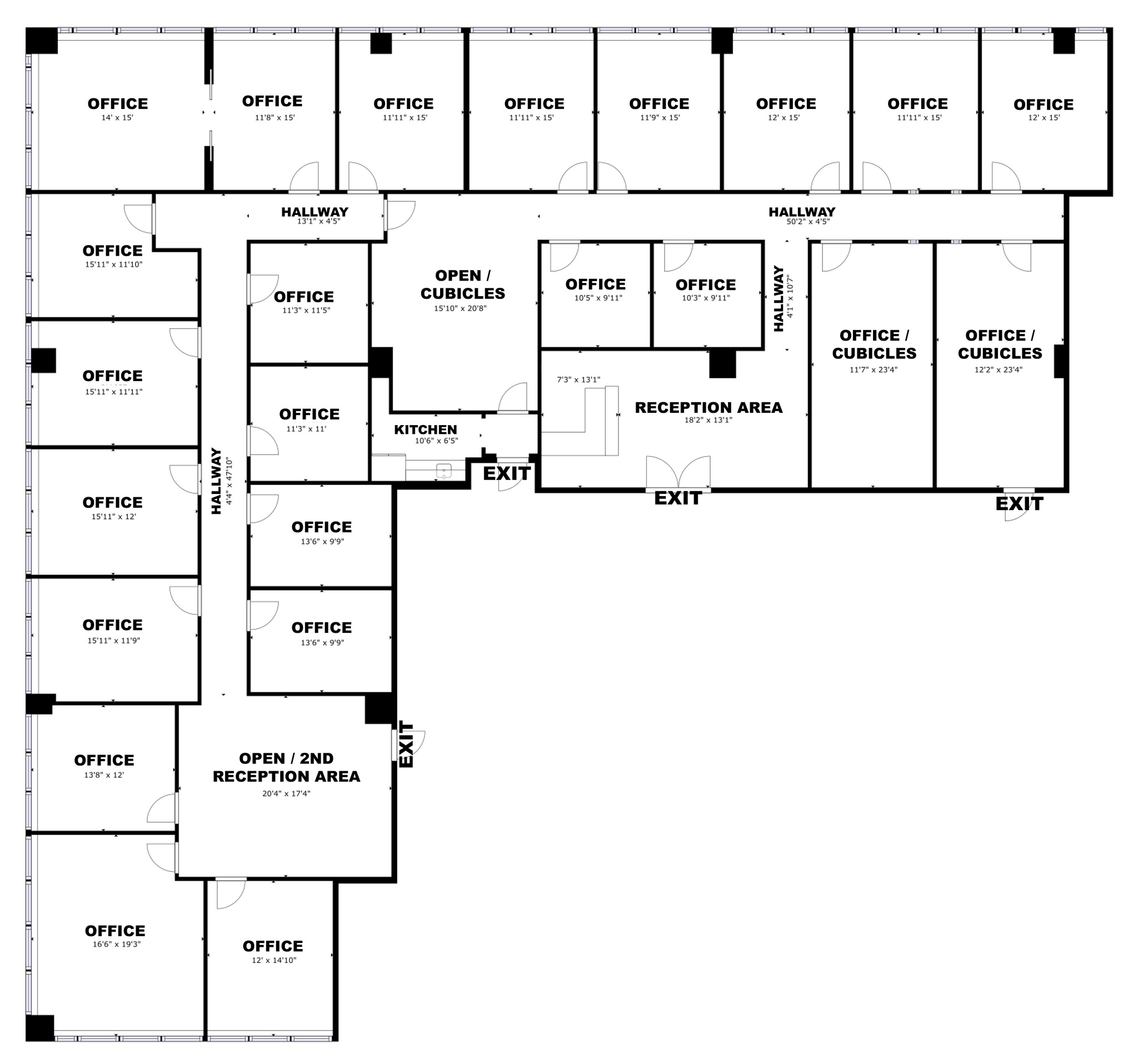 4045 NW 64th St, Oklahoma City, OK for lease Floor Plan- Image 1 of 1