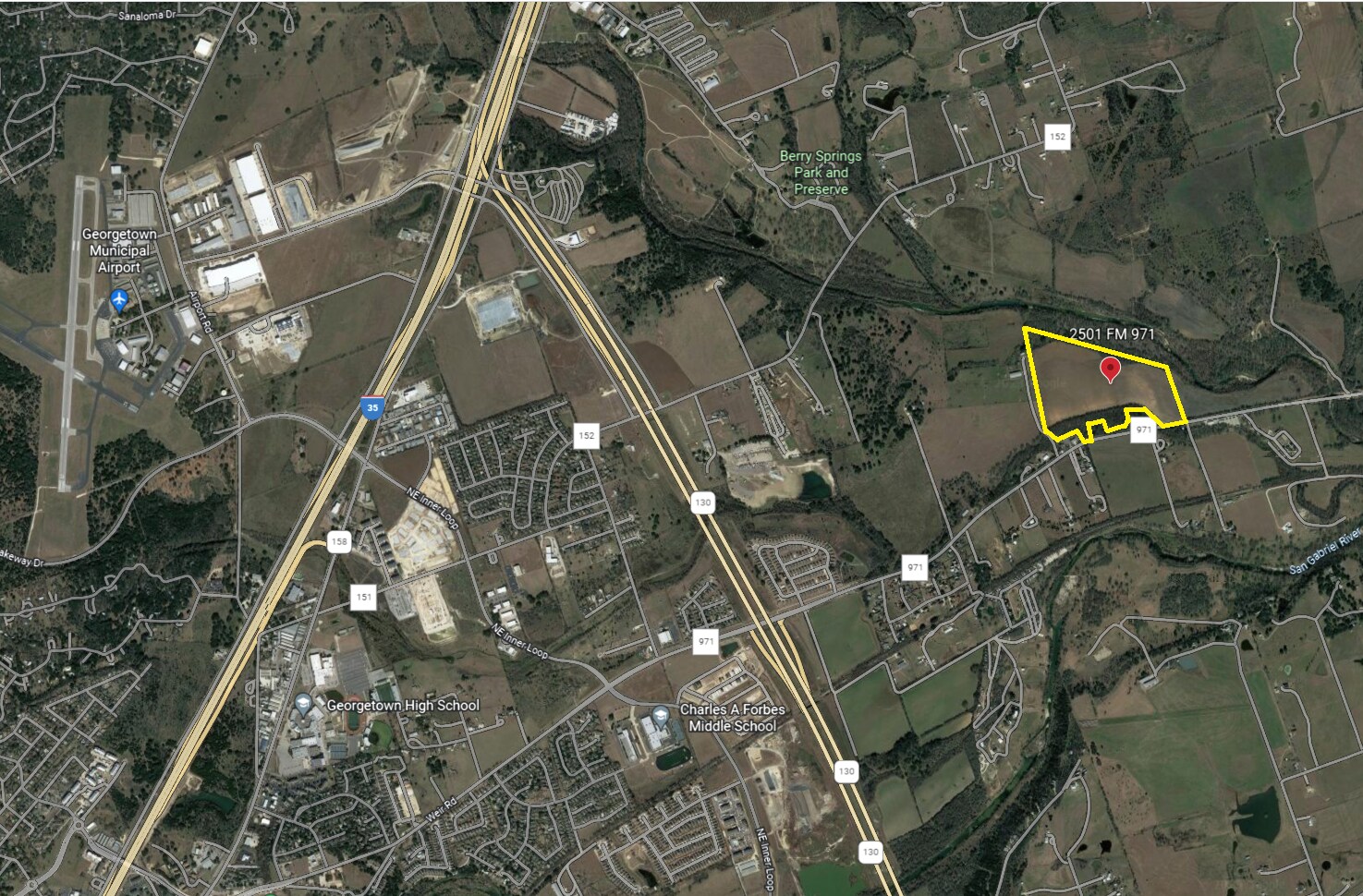 2915 FM 971, Georgetown, TX for sale Aerial- Image 1 of 1