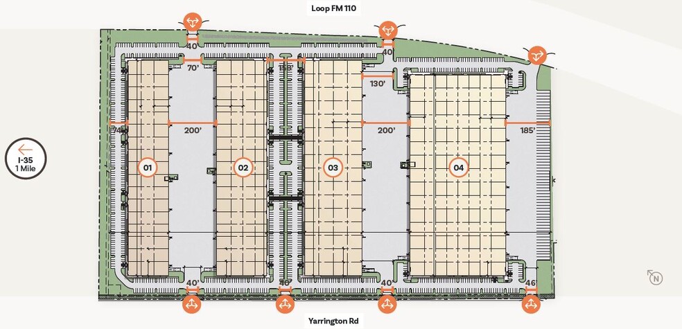 14031 FM 110, Kyle, TX for lease - Site Plan - Image 2 of 2