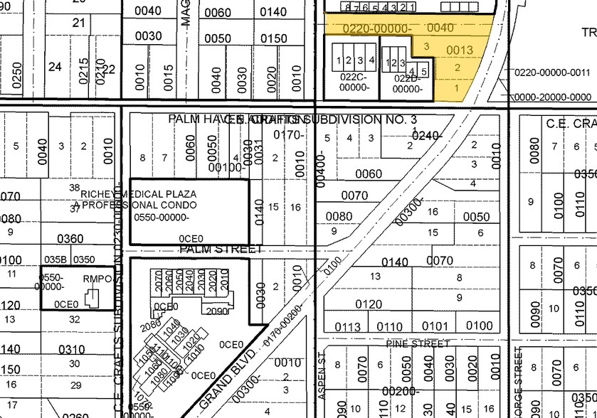 5509 Grand Blvd, New Port Richey, FL for lease - Plat Map - Image 2 of 18