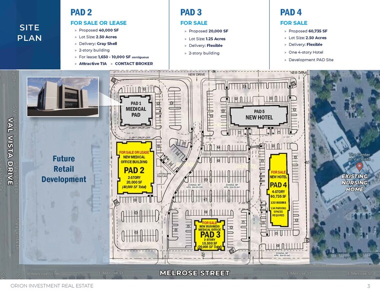 15234 E MELROSE St, Gilbert, AZ for sale - Site Plan - Image 3 of 14