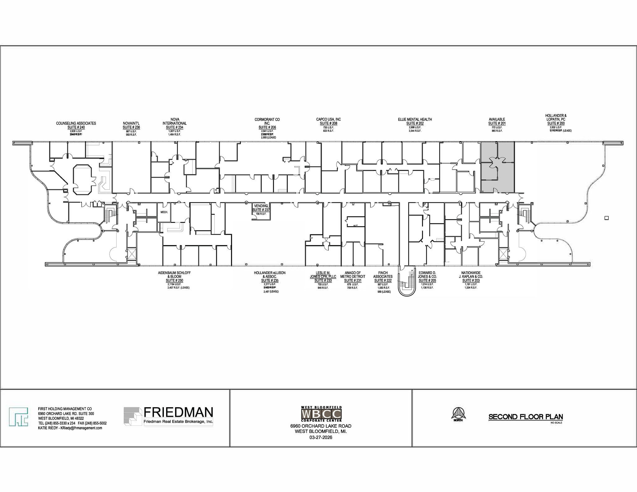 6960 Orchard Lake Rd, West Bloomfield, MI for lease Floor Plan- Image 1 of 1