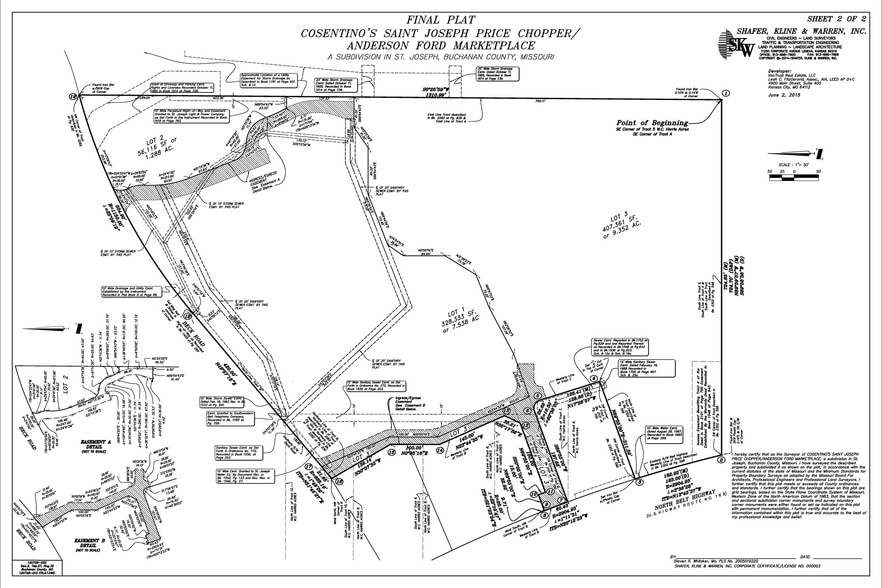 3800 Beck Rd, Saint Joseph, MO for sale - Plat Map - Image 2 of 3