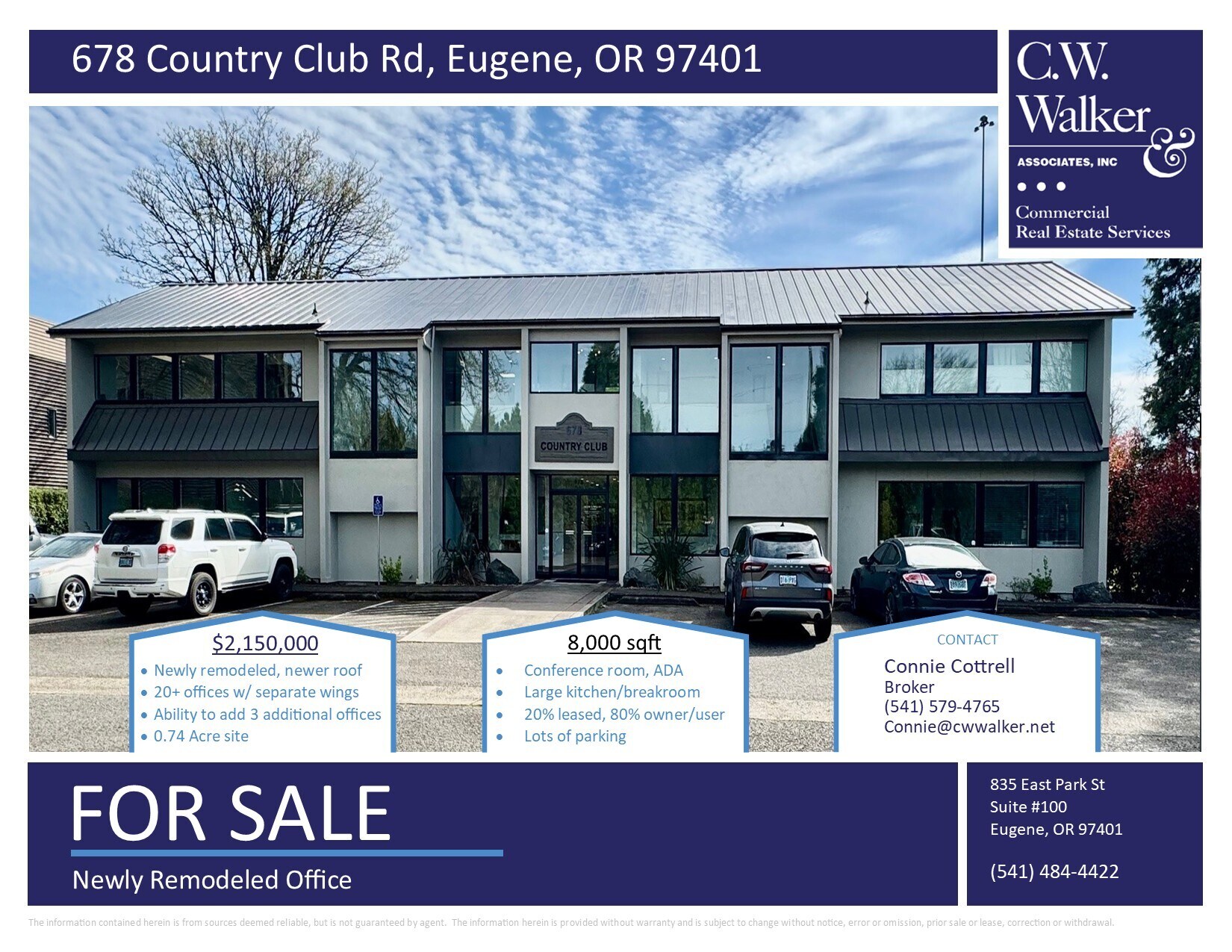 678 Country Club Rd, Eugene, OR for sale Building Photo- Image 1 of 1